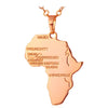 African Map Gift for Men/Women