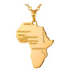 African Map Gift for Men/Women